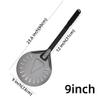 UDHSNJZG Pizza Peel, 1 Piece, Small Perforated Pizza Peel with Short Handle, Nonstick, Kitchen Utensil, Pizza Turner for Oven Accessories (Black, 9 in, 60 cm) view 2