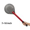 UDHSNJZG Pizza Peel, 1 Piece, Small Perforated Pizza Peel with Short Handle, Nonstick, Kitchen Utensil, Pizza Turner for Oven Accessories (Black, 9 in, 60 cm) view 4