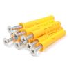Plastic Expansion Tube Wall Anchors, 6/8/10 mm, Zinc and Stainless Steel, Assorted Packs (8 x 80 mm, 50 pcs, Zinc Screws) view 1
