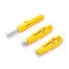 Plastic Expansion Tube Wall Anchors, 6/8/10 mm, Zinc and Stainless Steel, Assorted Packs (8 x 80 mm, 50 pcs, Zinc Screws) view 3