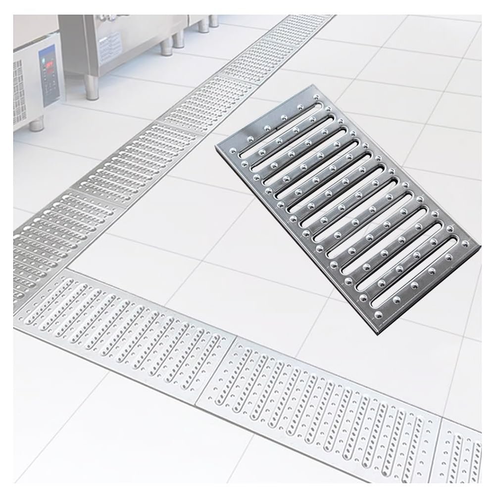 Stainless Steel Drain Grate Cover, 25 x 40 cm