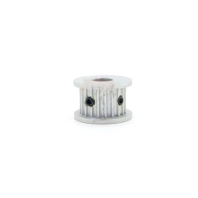 Aluminum Timing Belt Pulley, 20 Teeth, 2GT, 3/4/5/6 mm Bore, 6/10 mm Belt Width (6 mm Bore, 10 mm Belt Width)