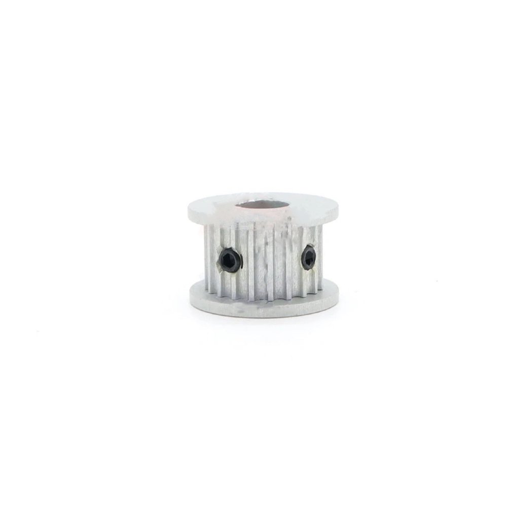 Aluminum Timing Belt Pulley, 20 Teeth, 2GT, 3/4/5/6 mm Bore, 6/10 mm Belt Width (6 mm Bore, 10 mm Belt Width)
