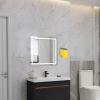 Toothbrush Holder and Mouthwash Cup, No-Drill Wall Design for Bathroom, Provides Storage and Moisture Protection (Yellow) view 2