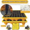 Industrial Spill Containment Pallet, Stackable Modular Design, 49 x 35 x 9 cm view 4