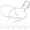 TOVINANNA Stainless Steel Wire Latch Closures, 10-Pack view 1