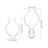 TOVINANNA Stainless Steel Wire Latch Closures, 10-Pack view 2