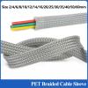 Floor Cable Cover, Cable Protector, Gray PET Braided Sleeve, 2/4/6/8/10/12/14/16/20/25/30–60 mm, Expandable, High-Density Insulated (4 mm–50 m) view 2