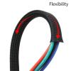 Floor Cable Cover, Cable Protector, Gray PET Braided Sleeve, 2/4/6/8/10/12/14/16/20/25/30–60 mm, Expandable, High-Density Insulated (4 mm–50 m) view 3