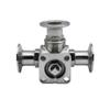 1.5–4 in. Tri-Clamp T/L-Port Ball Valve, 304/316L Stainless Steel view 2