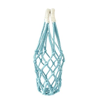 Portable Handwoven Macrame Water Bottle Carrier
