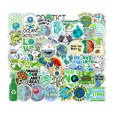 Eco-Friendly Stickers - 50 Pack