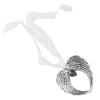 Unique Angel Wing Ornament with Inspirational Words view 1