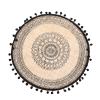 Zerodeko Heat-Resistant Fabric Placemat in Black view 1