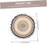 Zerodeko Heat-Resistant Fabric Placemat in Black view 2