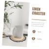 Zerodeko Heat-Resistant Fabric Placemat in Black view 3