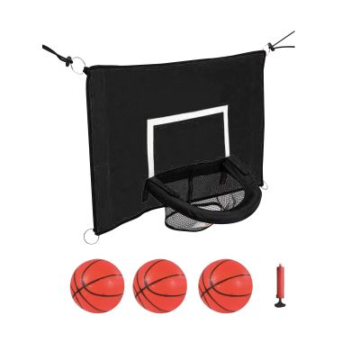 3-Piece Trampoline Basketball Hoop Set, Style E