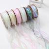 ZwaitL 40 mm Organza Ribbon for Crafts, Bouquets, Bows and Wreaths, 9.1 m view 3