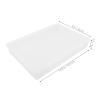 OSOLADY Plastic Storage Box for A4 Paper and Files, Transparent Desktop Organizer with Lid for Travel and Office view 2