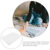 OSOLADY Plastic Storage Box for A4 Paper and Files, Transparent Desktop Organizer with Lid for Travel and Office view 3