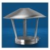 All-Weather Chimney Cap, Windproof Stainless Steel Cone Exhaust Cap for Round Chimneys, 26 cm Diameter view 1