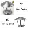 All-Weather Chimney Cap, Windproof Stainless Steel Cone Exhaust Cap for Round Chimneys, 26 cm Diameter view 2