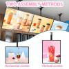 LED Light Box Menu Board, Slim Snap Frame, Backlit Restaurant Display view 2