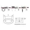 Nitrile Rubber O-Ring Seal Kit, Black, Outer Diameter 15–430 mm, Inner Diameter 5 (OD 290 mm, 2 pcs) view 2