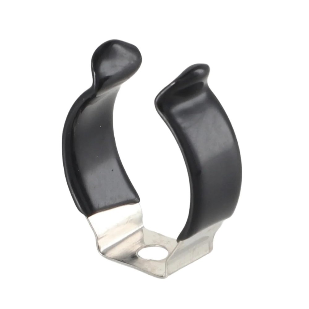 10-Pack Stainless Steel Narrow-Base Spring Pipe Clamps, 20/25/28/30 mm (28 mm)