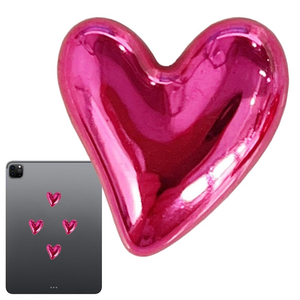 Heart-Shaped Refrigerator Magnets