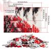 Red Lake 1000-Piece Puzzle for Adults, Brain Teaser, Family Game, Precision-Cut, Creative Gift (38 x 52 cm) view 3