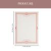 Alasum 6 Sheets Pink A4 Certificate Paper with Rounded Corners, Writable and Printable, Blank Award Sheets for School Prizes and Honors view 2