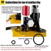 Manual Hydraulic Test Pump with Pressure-Reducing Valve and Pressure Gauge view 4