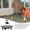 2.4 m Pool Table Cover, Waterproof 210D Oxford Fabric, Durable view 3