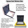 Galvanized Steel Roof Hatch with Alloy Frame view 2