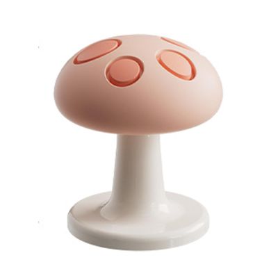 Cartoon Mushroom-Shaped Toilet Flush Button for Nail Salons and Bathrooms