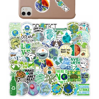 Eco-Friendly Stickers | 50 Reusable Natural Green Stickers