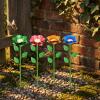 4-Piece Garden Drinking Cup Set with Ground Stakes view 2