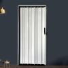 Aluminum Folding Interior Door with Lock and Hardware, Custom Size (H 215 cm, W 60 cm) view 1