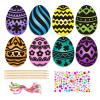 SERUCARY Easter Egg Scratch Paper Set view 1
