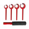 Aolidsive 4-Piece Hinge Adjustment Wrench Set, Hardened Steel, Rubber Grip view 3
