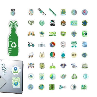 Reusable Environmental Protection Stickers, 50 Pack