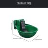 minkissy Automatic Plastic Livestock Water Bowl with Splash Guard for Cattle and Horses view 2