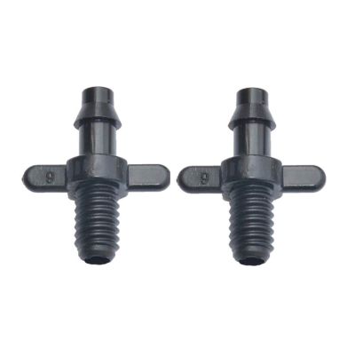 GONMPJZR Misting Spray Cooling System, 50-Piece Set, 4/7 mm Threaded Connector, 1/4-Inch Irrigation Barbs, Drip Connectors