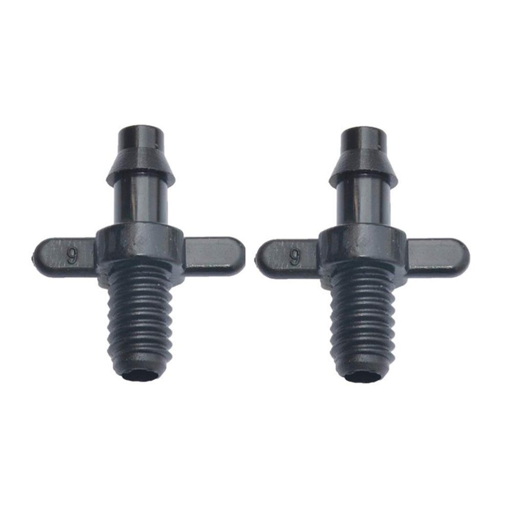 GONMPJZR Misting Spray Cooling System, 50-Piece Set, 4/7 mm Threaded Connector, 1/4-Inch Irrigation Barbs, Drip Connectors