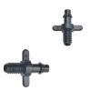 GONMPJZR Misting Spray Cooling System, 50-Piece Set, 4/7 mm Threaded Connector, 1/4-Inch Irrigation Barbs, Drip Connectors view 3