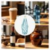 Nixiara Water Bottle Bag, Reusable Portable Handwoven Net view 4