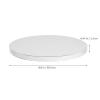 HAKIDZEL 6-Pack 8-Inch Round Corrugated Cardboard Cake Boards view 2