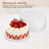 HAKIDZEL 6-Pack 8-Inch Round Corrugated Cardboard Cake Boards view 4