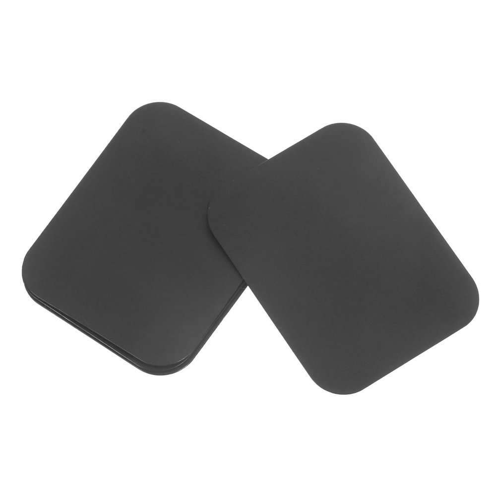 BATHVEVE Self-Adhesive Metal Plates Black Iron 5 Pack